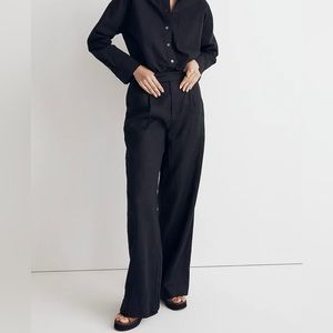 Madewell Harlow Wide Leg Linen Pants